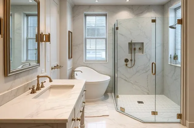 Marble and Brass Bathroom Company